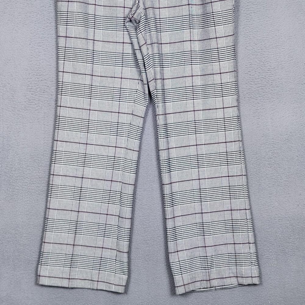 Calvin Klein Dress Pants Womens 12 Gray Plaid Modern Fit Slim Tapered Stretch - Picture 8 of 16